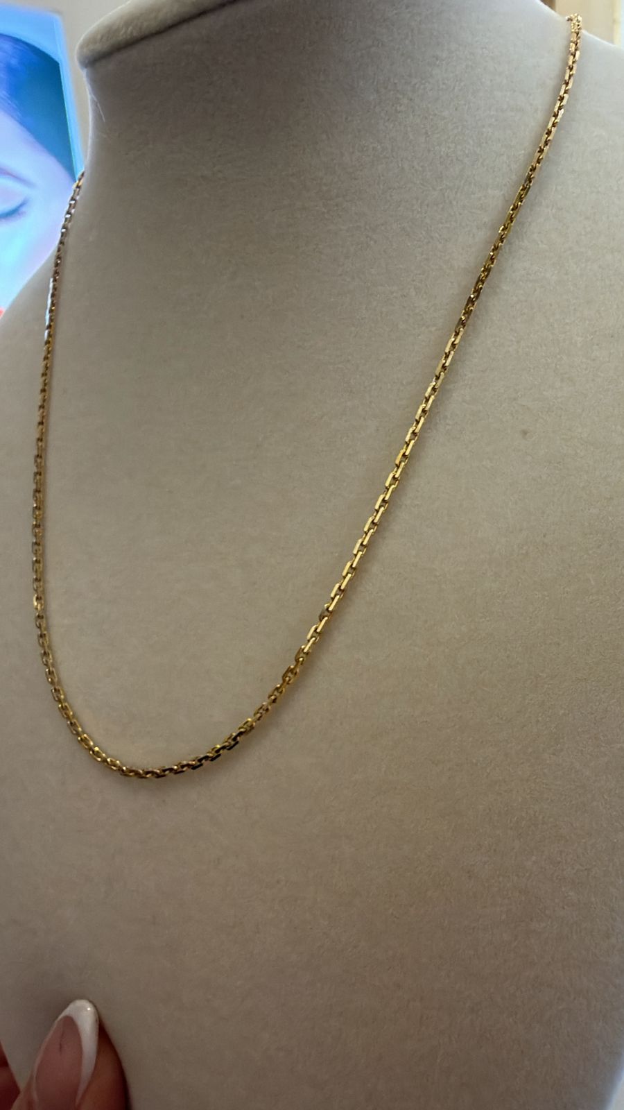 CADENA ESLABON 4.5GR 14K 41CM